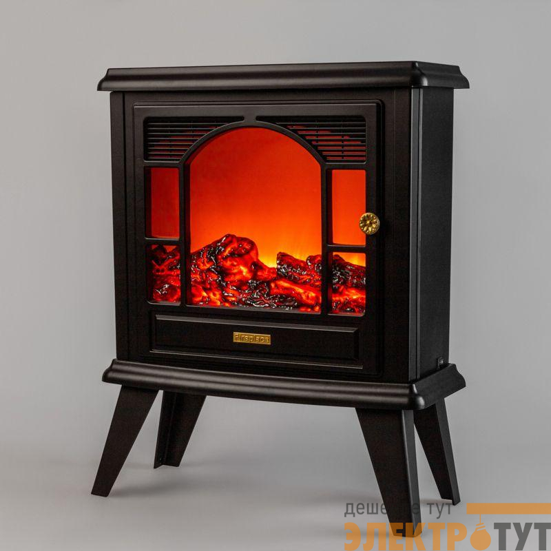 Камин светодиодный "Гранд Шале" с эффектом живого огня 45х18х56см работает от батареек 3хС (в комплект не входят) или от USB (в комплекте) черн. Neon-Night 511-024