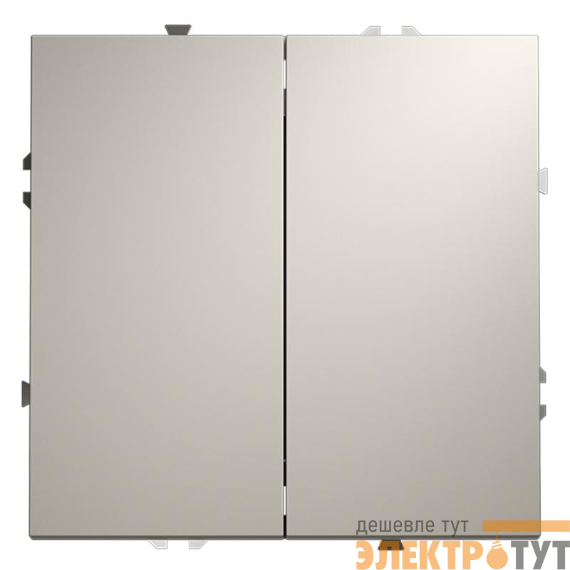 Выключатель 2-кл. СП S70 10А механизм кашемир Voltum VLS020103