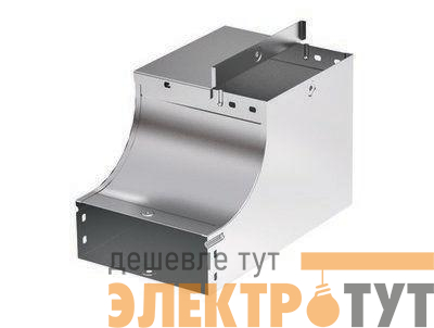 Угол для лотка вертикальный внутренний правый 90град. 80х80 CSSD 90 в компл. с крепежн. элемент. цинк-ламель DKC 37041KZL