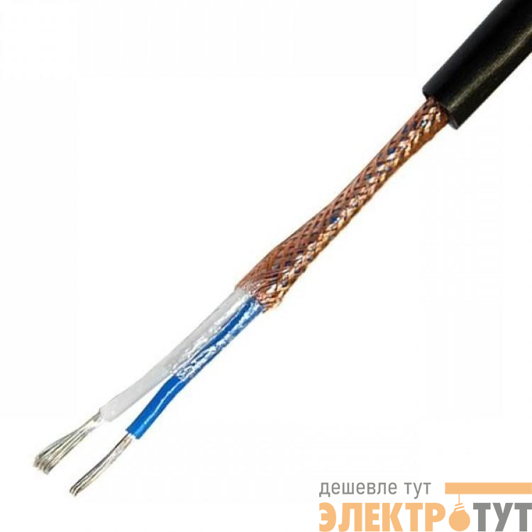 Кабель МКЭШ 2х0.75 500В (бухта) (м) АЛЬФАКАБЕЛЬ 657657