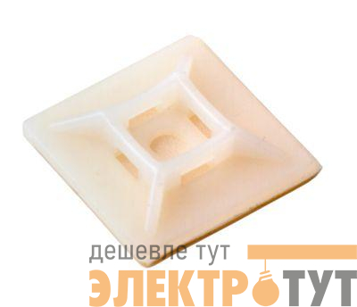 Площадка под винт 28х28мм (уп.100шт) Rexant 07-2228