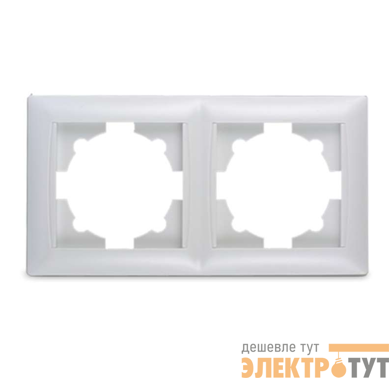 Рамка 2-м VALENZO 6302H бел. ASD / IN HOME 4690612006437