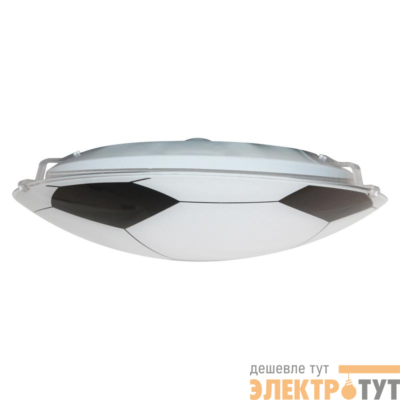 Светильник 300 НПБ 01-2х60-139 М16 "Футбол"глянц. бел./кл. пк (инд. упак.) Элетех 1005206045
