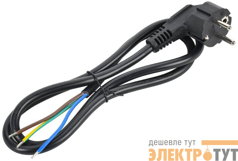 Кабель электропитания PDU 3х1.5 1М Schuko-б/р ITK PC-D-1M