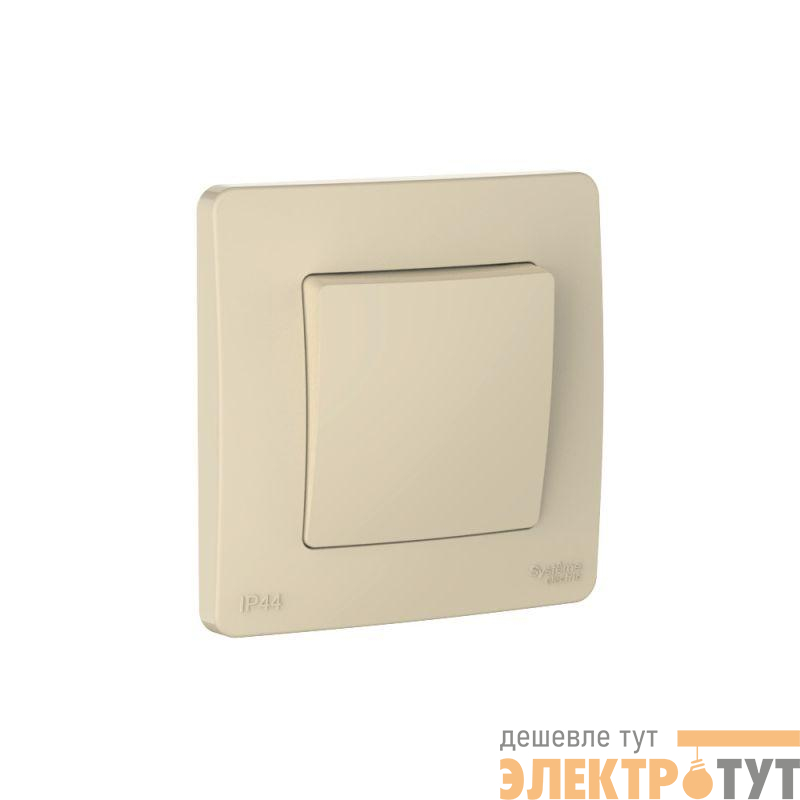 Переключатель 1-кл. СП Blanca 10А IP44 (сх.6) 250В беж. SE BLNVS410607