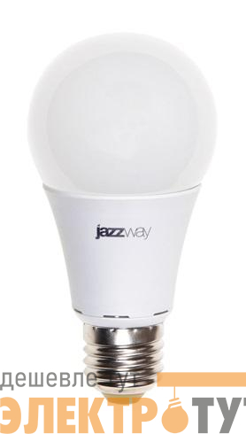 Лампа светодиодная PLED-ECO 7Вт A60 грушевидная 3000К тепл. бел. E27 570лм 230В JazzWay 1033178