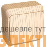 Переключатель проходной 1-кл. ОП Этюд 10А IP20 сосна SE BA10-004D