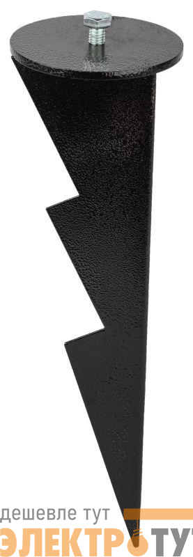 Держатель грунтовый ДГ-02 для прожекторов черн. для крепления в грунт ЭРА Б0057536