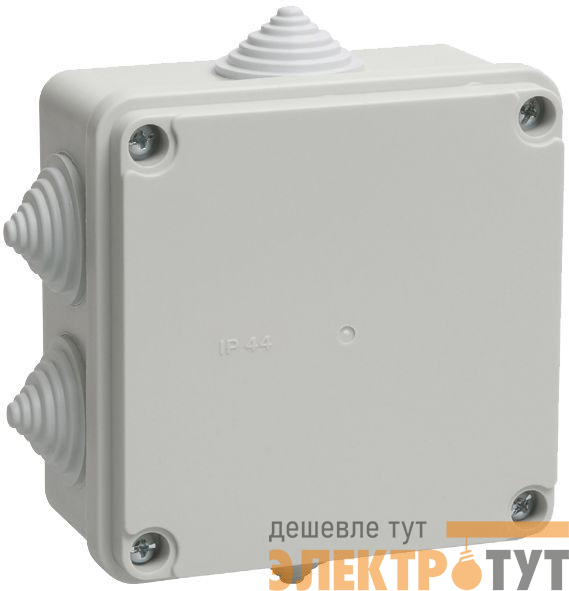 Коробка распаячная ОП 100х100х50 IP55 KM41234 IEK UKO11-100-100-050-K41-55
