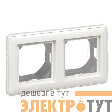 Рамка 2-м W59 Aqua IP44 горизонт. бел. SE KD-2B-18