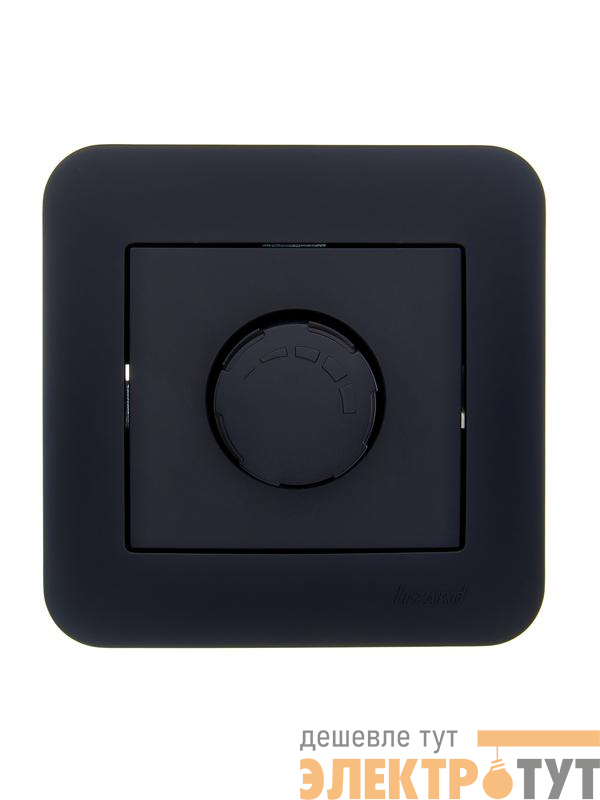 Светорегулятор СП 800Вт ASTI в сборе черн. бархат LEZARD 7081-4242-115