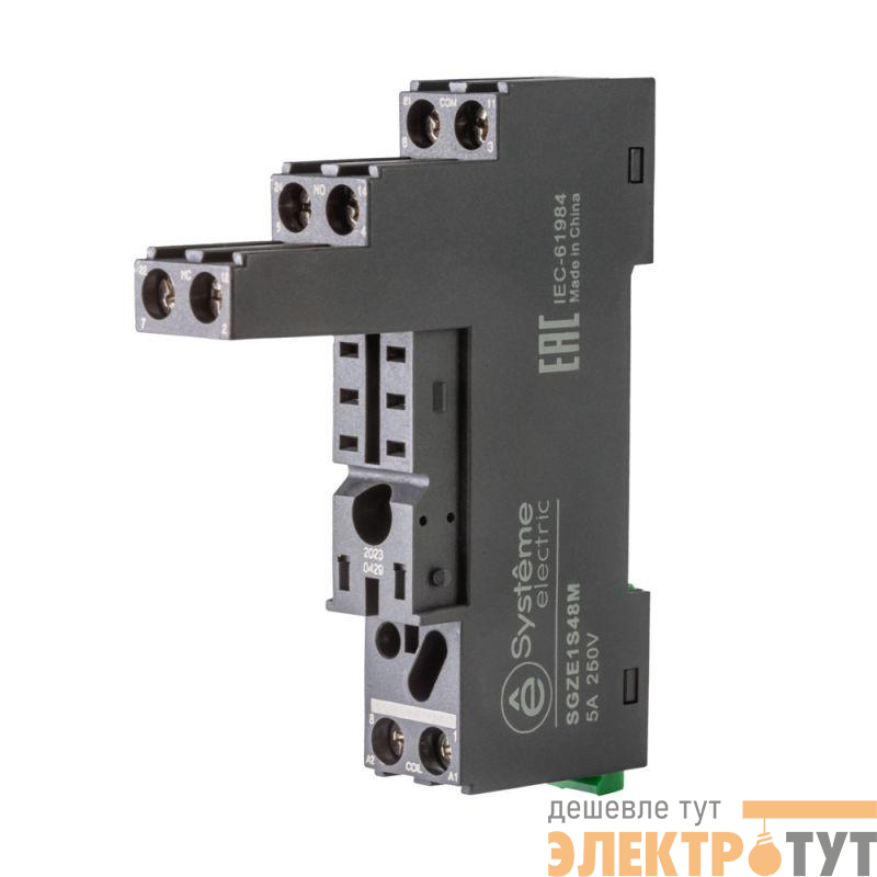 Розетка для реле 2СО скоба separate SE SGZE1S48M