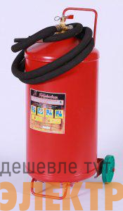 Огнетушитель порошковый ОП-50 (з) АВСЕ передвижной в комплекте со шлангом и распылителем Ярпожинвест 233183