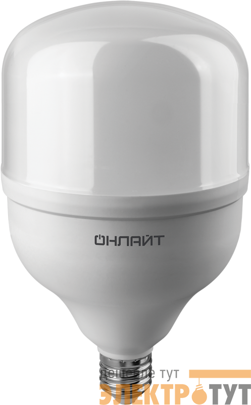 Лампа светодиодная высокомощная 82 905 OLL-T125-50-230-865-E27Е40 50Вт 6500К холод. бел. E27/E40 3500лм 176-264В ОНЛАЙТ 82905