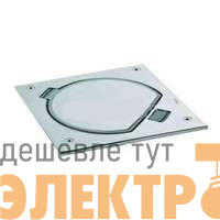 Основа с крышкой на защелке KGE без роз. K45 нерж. сталь Simon Connect KSE0-23-72
