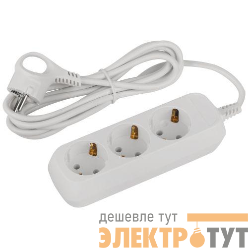 Удлинитель 3х3м с заземл. ПВС 3х0.75 UDL-10-330-E Greenline Эра Б0065037