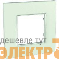 Рамка 1-м Unica Quadro матов. стекло SchE MGU2.702.17