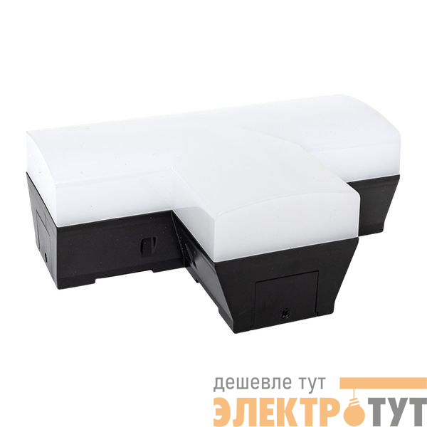 Коннектор фигурный для светодиод. линейных светильников ДБО-T 10Вт 4000К IP20 черн. LUMA EKF LBL-T-10-B-4000