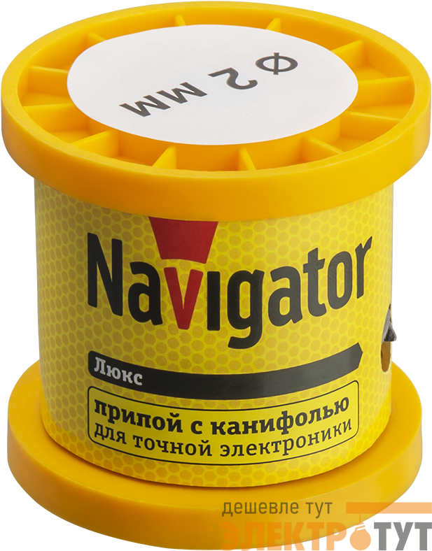 Припой 93 084 NEM-Pos02-61K-2-K100 (ПОС-61; катушка; 2мм; 100 г) Navigator 93084