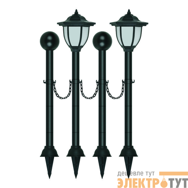 Светильник садовый USL-S-181/PT720 LANTERN IP44 солнечная батарея SET02 (уп.2шт) Uniel UL-00003132