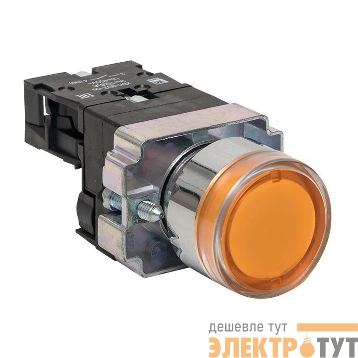 Кнопка BA51 с подсветкой 230В желт. NO PROxima EKF xb2-bw51-230