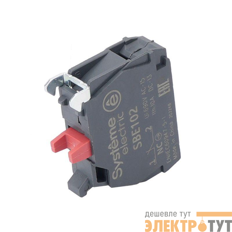 Блок контактный 1 НЗ SE SBE102
