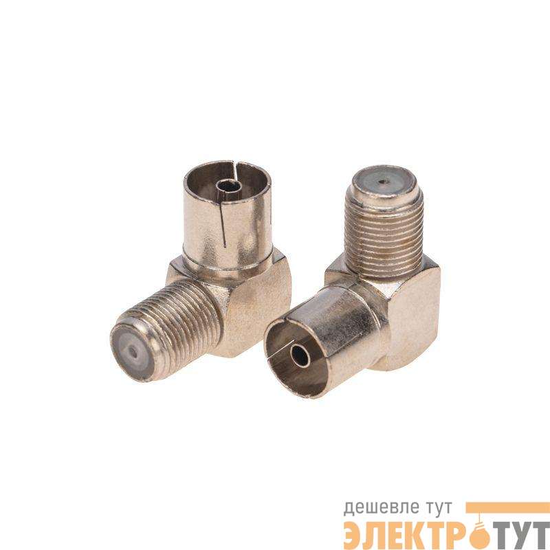 Переход гнездо F-гнездо TV угловой (уп.50шт) PROCONNECT 05-4312-4