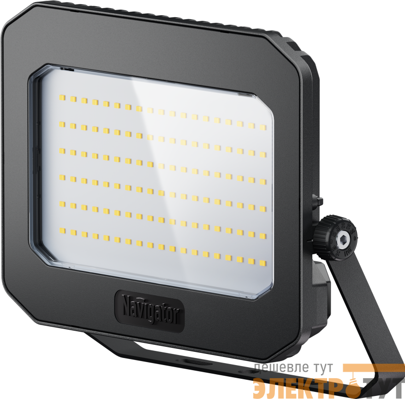 Прожектор светодиодный 95 639 NFL-04-100-4K-BL-D110-LED 100Вт 4000К IP65 12500лм черн. NAVIGATOR 95639