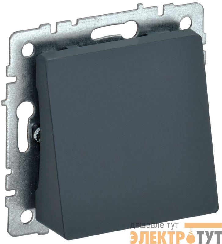 Вывод кабеля BRITE МВ10-БрГ механизм графит IEK BR-VK10-0-K53