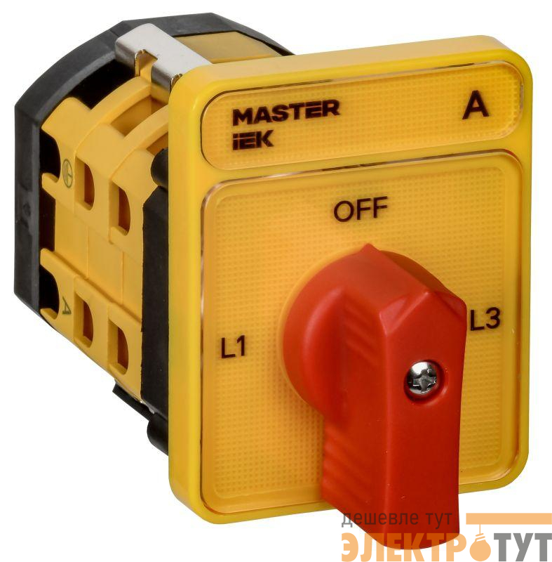 Переключатель кулачковый 10А (сх. 98) стандартная рукоятка IEK MI-CS10-010-098
