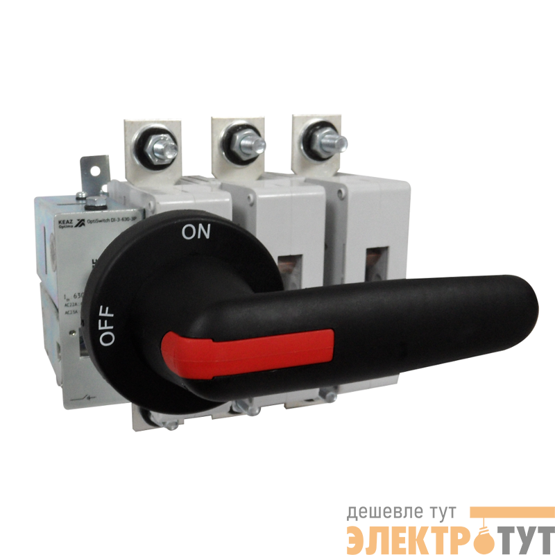 Выключатель нагрузки 3п 630А OptiSwitch DI-3-630-3P КЭАЗ 274890