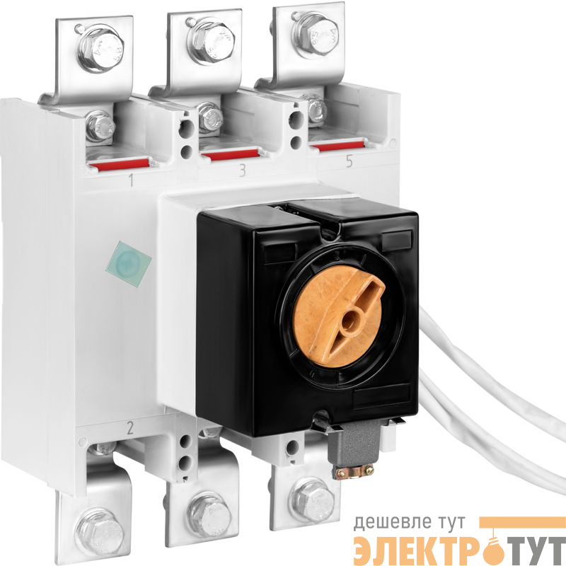 Выключатель автоматический 3п 1000А 50кА ВА55-41 344730 ЭР 690В НР=220В AC электропривод 220В AC передн. подкл.: Al шина; кабель с каб. наконечн. Контактор 1002528