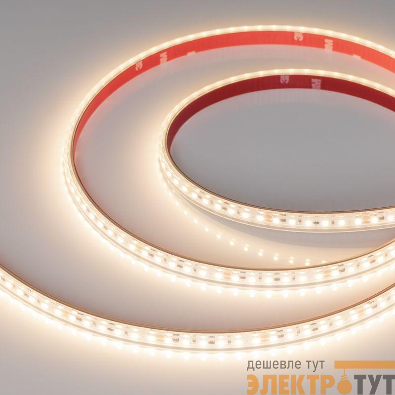 Лента светодиодная IC-PS-A120-10mm 24V Warm 3000К 9.6Вт/м IP67 2835 стабилизированная герметичная (уп.10м) Arlight 050633