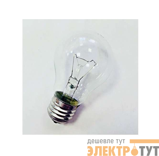 Лампа накаливания А50 230-60 60Вт E27 230В (100) Favor 8101303