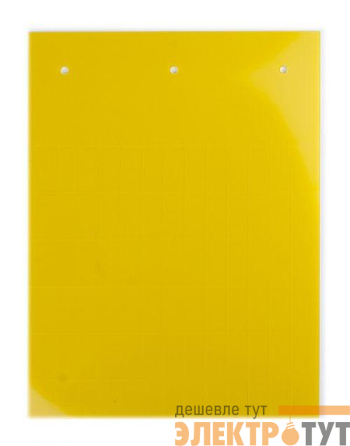 Табличка полужесткая установка в держатель ПВХ-0.5 желт. DKC TAS359Y