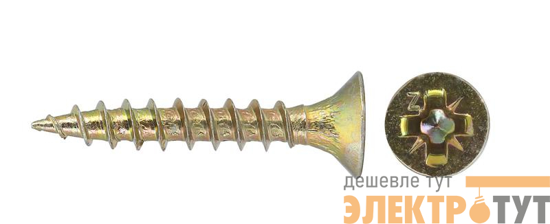 Саморез ШУж 2.5х25 потайная головка (уп.25шт) Tech-Krep/Zitar 102470