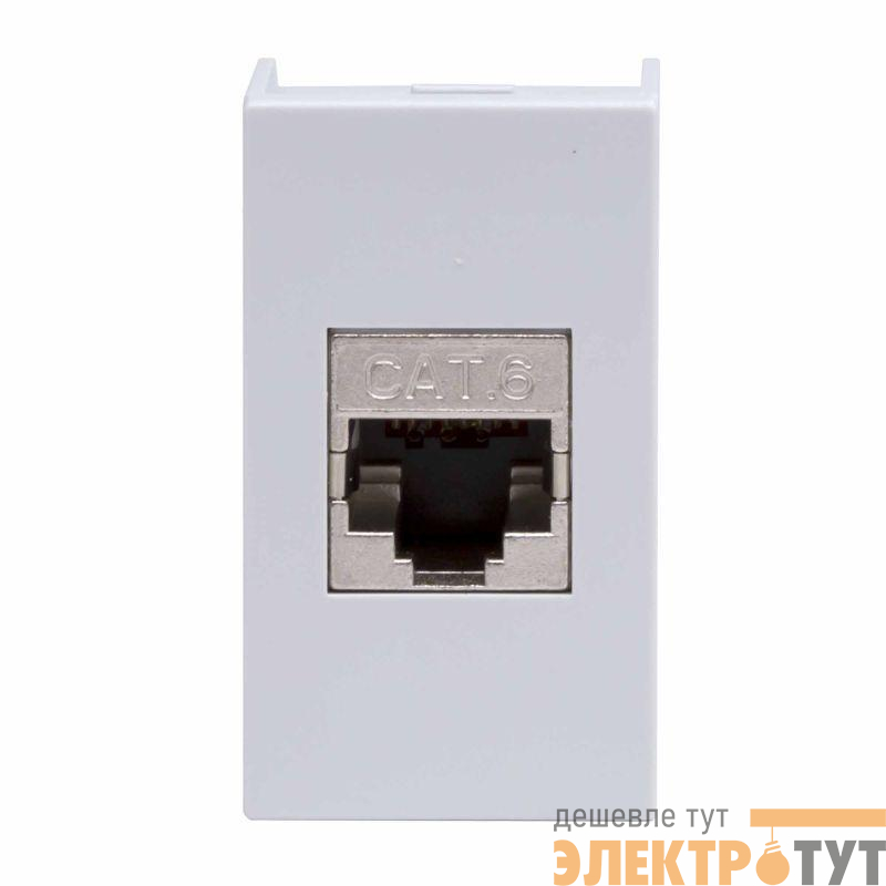 Розетка компьютерная 1-м 1мод. Viva RJ45 кат.6 экранир. сер. DKC 45168
