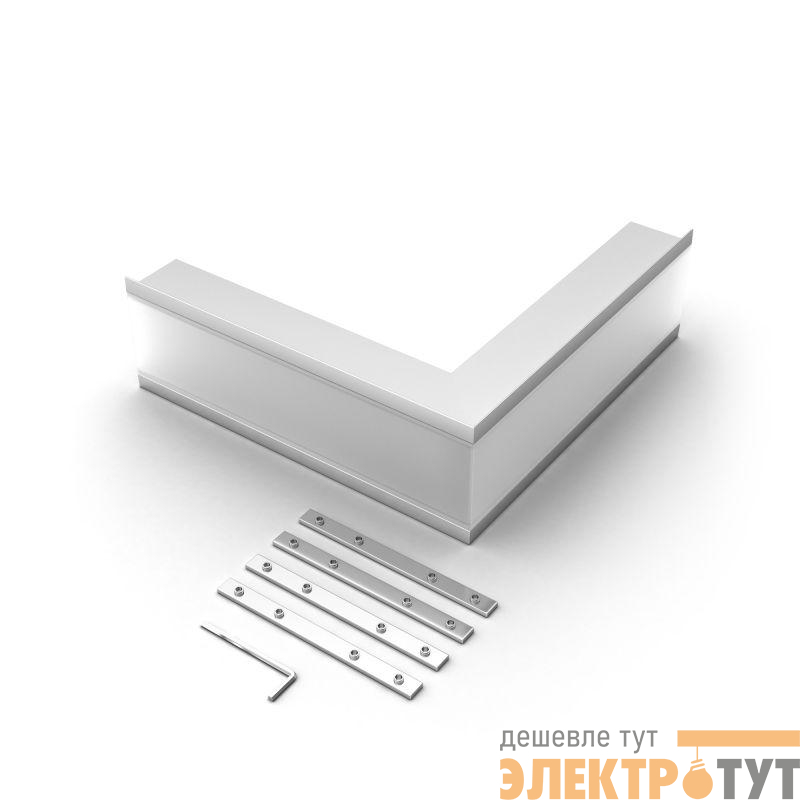 Угол SL-LINIA65-F внешний металл Arlight 030125