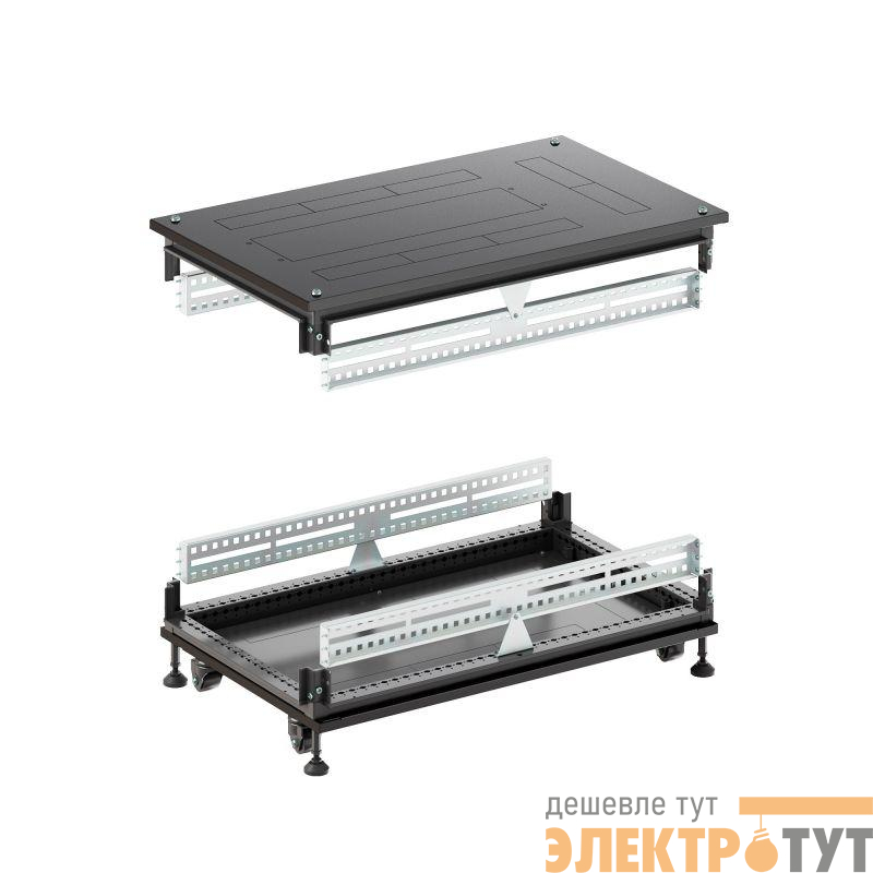 Крыша основание преперфорированные IT-CQE 600х1000 RAL9005 DKC RBIT610F