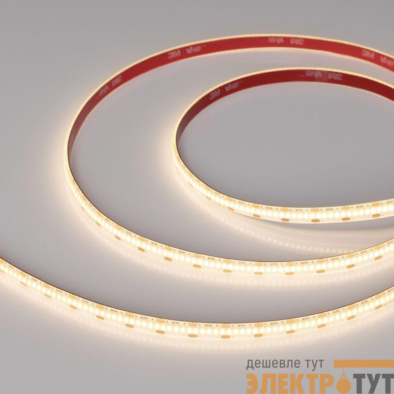 Лента светодиодная COB-SE-X360-8mm 5V Warm 3000К 5Вт/м IP65 CSP герметичная (уп.5м) Arlight 041709