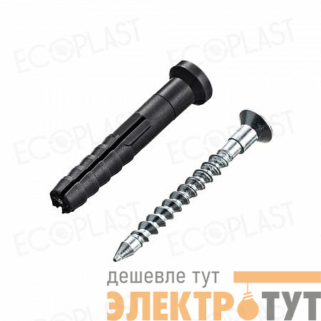 Дюбель-гвоздь полипр. потай. 6х40 EcoPlast 153687