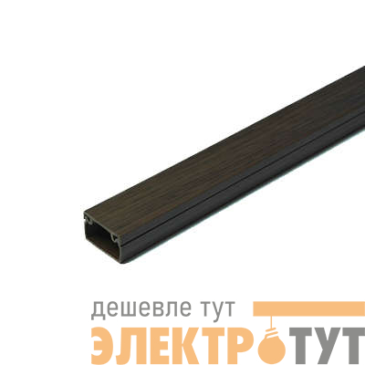 Кабель-канал 15х10 L2000 с двойн. замком пластик венге Урал Пак КК-4815010-200