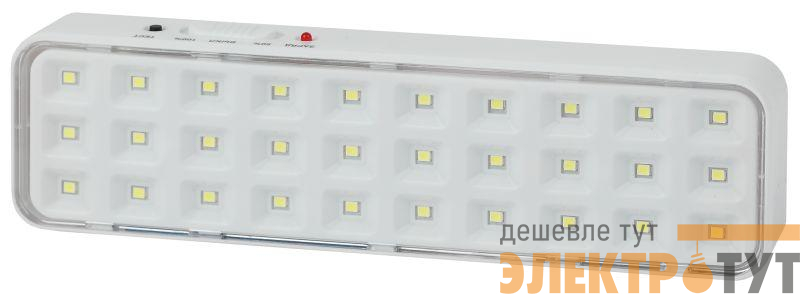 Светильник светодиодный DBA-102-0-20 30LED 5ч IP20 выход аварийный непостоянный Эра Б0044395