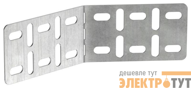 Пластина соединительная регулируемая H=80мм IEK CLM40D-PSR-080