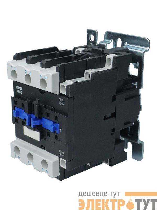 Пускатель ПМЛ-4100 УХЛ4 Б 63А кат. 380В AC 1НО+1НЗ IP20 без реле Электротехник ET511494