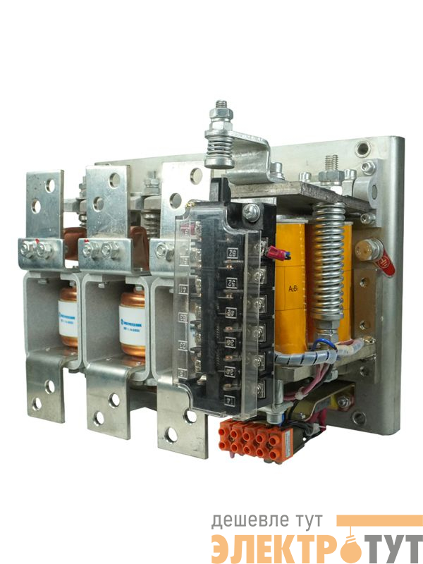 Контактор вакуумный КВТ-1.14-5/630-3 У3 3п 630А кат. 220В AC 3НО+2НЗ IP00 без реле Электротехник ET557372