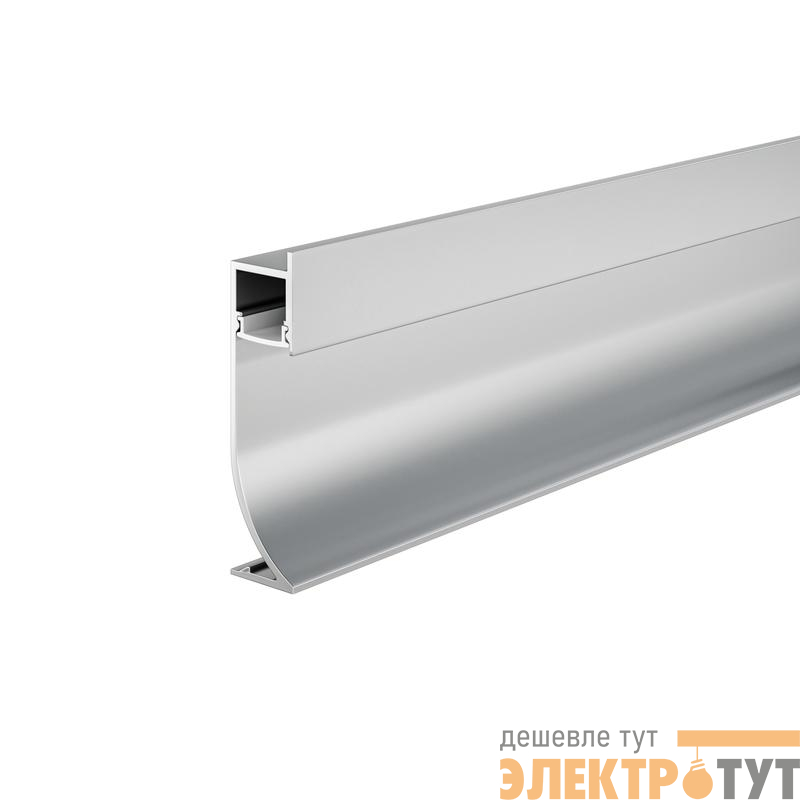 Профиль алюминиевый плинтус с подсветокой 53х14 Maytoni ALM-5314-S-2M