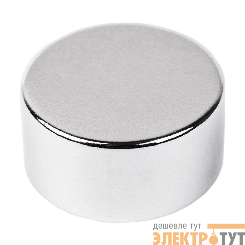 Магнит неодимовый диск 20х10мм сцепление 11.2кг (блист.) Rexant 72-3145