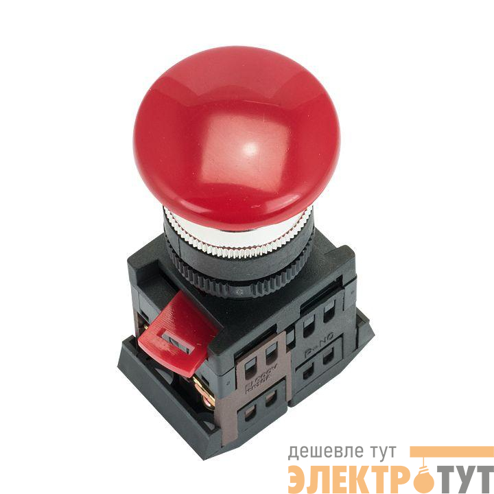 Кнопка AEAL-22 "Грибок" красн. с фиксацией NO+NC PROxima EKF pbn-aeal-r