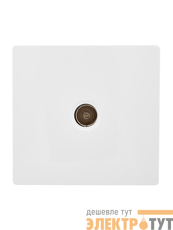 Розетка оконечная TV 1-м ОП LETO бел. LEZARD 752-0200-130
